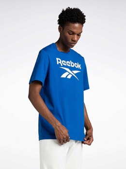 Reebok: Синяя футболка 