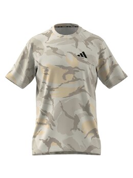 Adidas: Бежевая футболка  Essentials