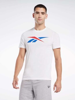 Reebok: Белая футболка  Vector