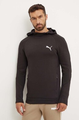 PUMA: Чёрная толстовка 