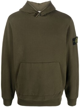 Stone Island: Зелёная толстовка 