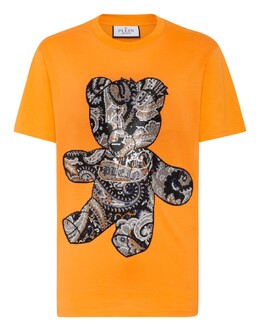 Philipp Plein: Оранжевая футболка  Teddy Bear