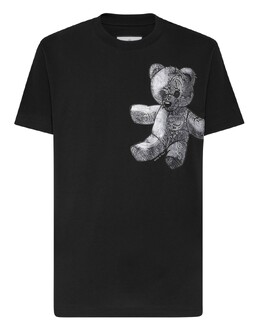 Philipp Plein: Чёрная футболка  Teddy Bear