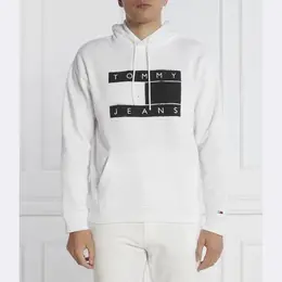 Tommy Hilfiger: Белая толстовка 