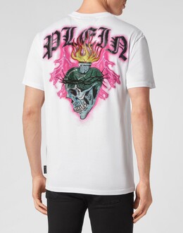 Philipp Plein: Белая футболка  Tattoo