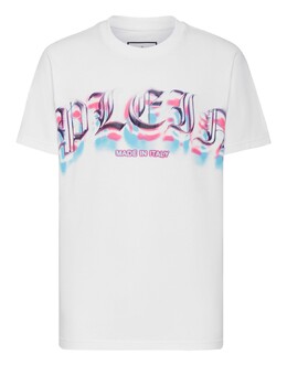 Philipp Plein: Белая футболка  Gothic Plein