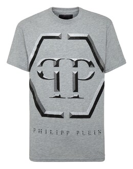 Philipp Plein: Серая футболка 