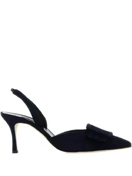 Manolo Blahnik: Синие туфли  Maysli