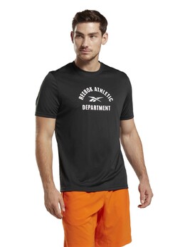 Reebok: Чёрная футболка  Training