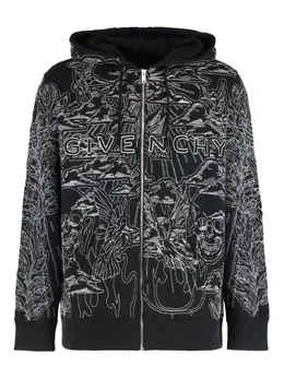Givenchy: Чёрная толстовка 