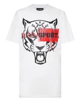 Plein Sport: Белая футболка 