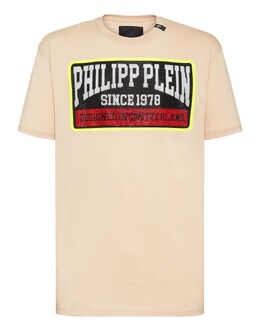 Philipp Plein: Бежевая футболка  PP1978