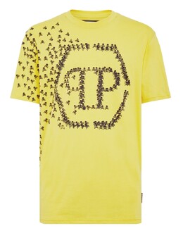 Philipp Plein: Жёлтая футболка  Skull