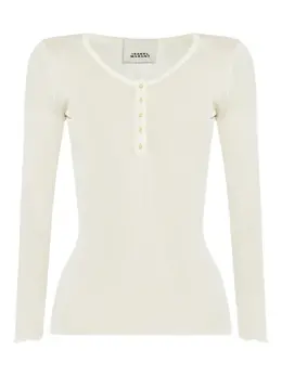 ISABEL MARANT: Белый топ 