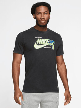 Nike: Чёрная футболка  NSW
