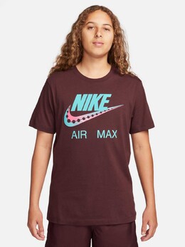 Nike: Коричневая футболка  Futura
