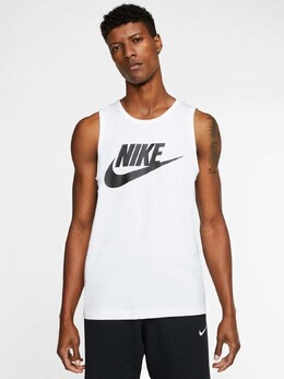 Nike: Белая майка  Futura