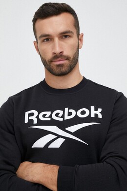 Reebok: Чёрная толстовка 