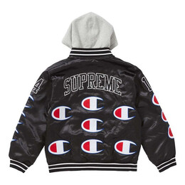 Supreme: Куртка  Champion с капюшоном
