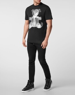 Philipp Plein: Чёрная футболка  Teddy Bear