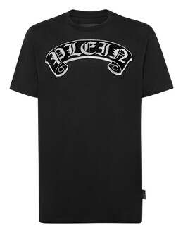 Philipp Plein: Чёрная футболка  Gothic Plein