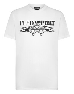 Plein Sport: Белая футболка 
