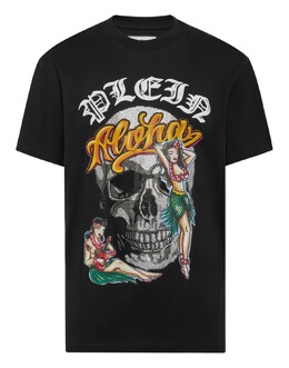 Philipp Plein: Чёрная футболка 