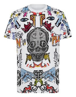 Philipp Plein: Белая футболка 