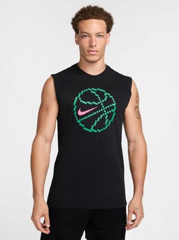Nike: Чёрная майка 