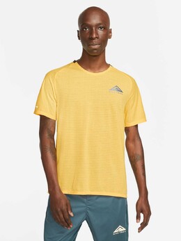 Nike: Жёлтая футболка 