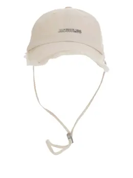 Jacquemus: Белая кепка 