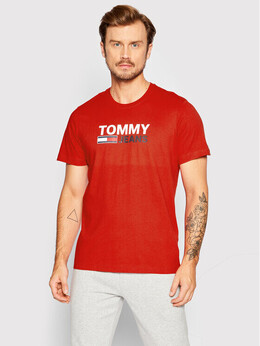 Tommy Jeans: Красная футболка 