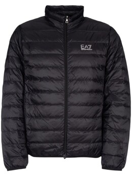 EA7 Emporio Armani: Чёрная куртка 
