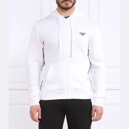 Emporio Armani: Белая толстовка 