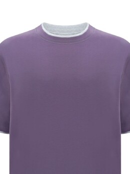 Brunello Cucinelli: Фиолетовая футболка 