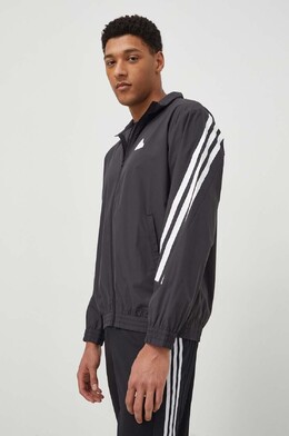 Adidas: Чёрная толстовка 