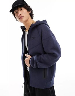 Nike: Тёмная куртка  Tech Fleece