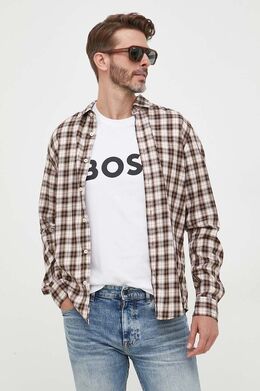 BOSS: Хлопковая футболка 
