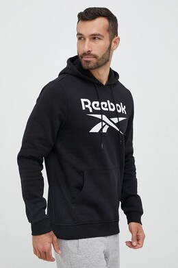 Reebok: Чёрная толстовка 