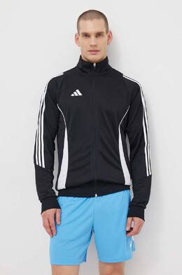 Adidas: Чёрная толстовка  Tiro