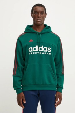 Adidas: Зелёная толстовка  Tiro