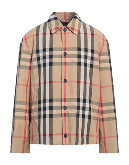 Burberry: Бежевая куртка 