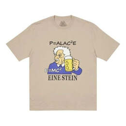 Palace: Бежевая футболка 