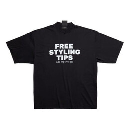 Balenciaga: Чёрная футболка  Free