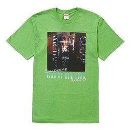 Supreme: Зелёная футболка  King of New York