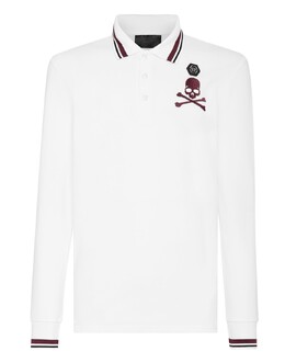 Philipp Plein: Белая рубашка  Skull