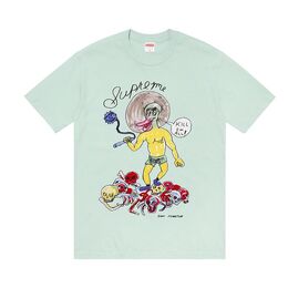 Supreme: Светлая футболка 