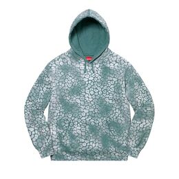 Supreme: Толстовка с леопардовым принтом 
