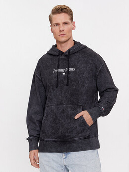Tommy Jeans: Чёрная толстовка 