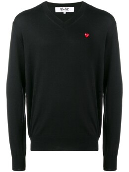 Comme Des Garçons Play: Чёрный свитер 
